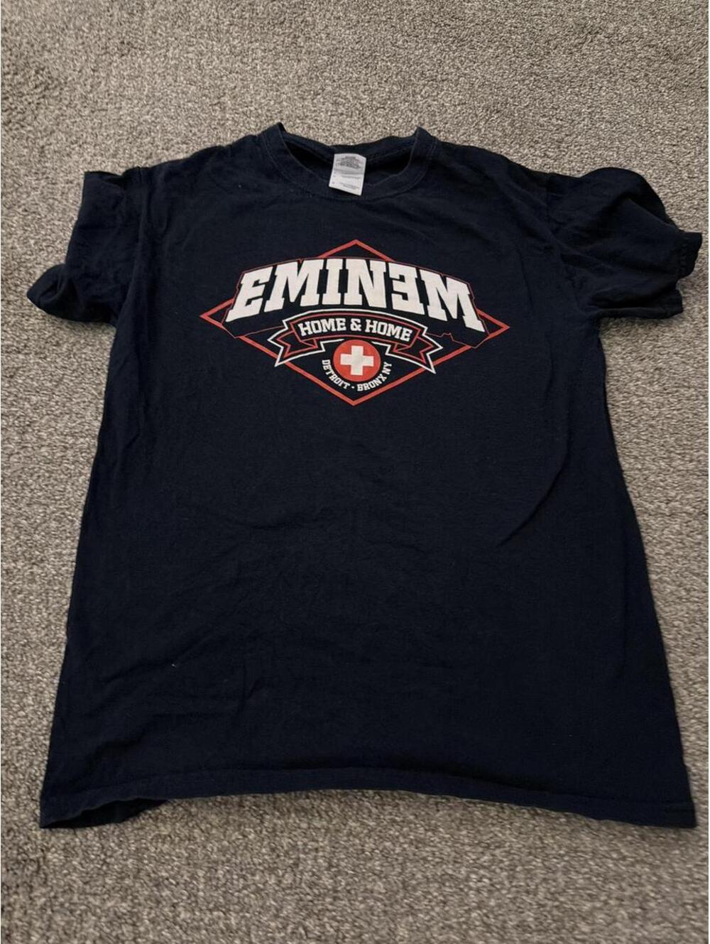 Men's Navy and Black Tshirt